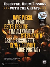 Essential Drum Lessons with the Greats Drum Set BK/2CDs cover